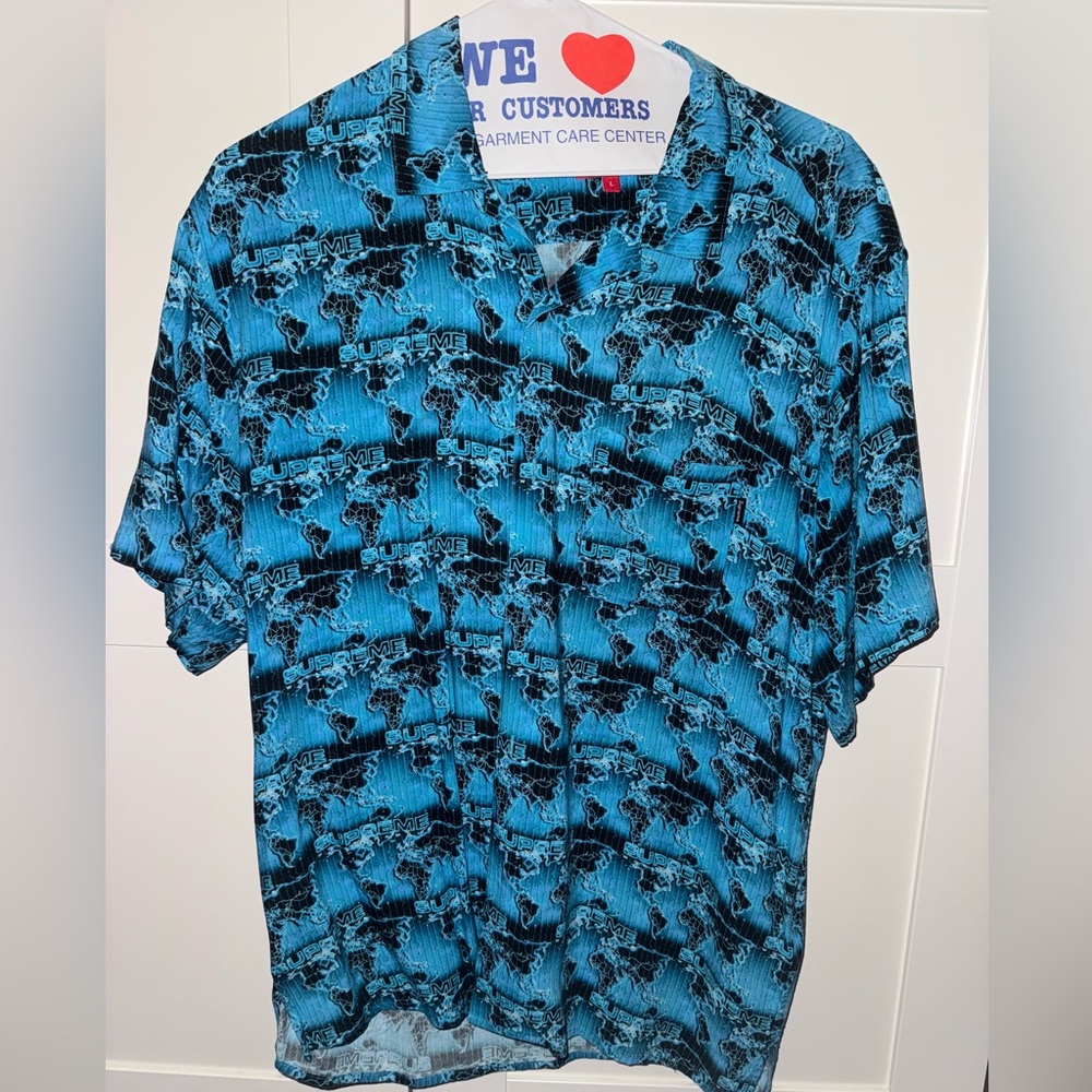 Supreme Patterned Men's Button Up